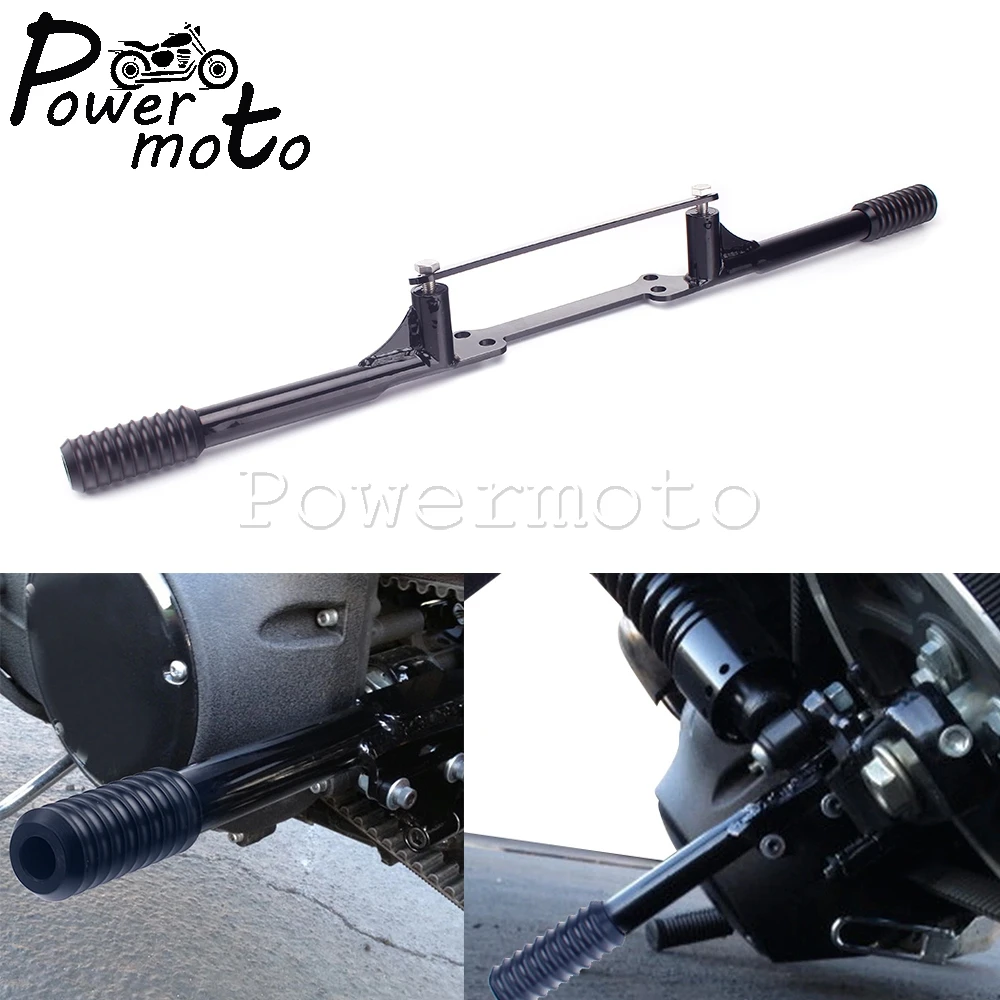 

Мотоцикл шоссе пассажирский Пег аварии бар защита двигателя Универсальный амортизирующий бампер для Защитная крышка для Harley Dyna Fat Улица Бо...