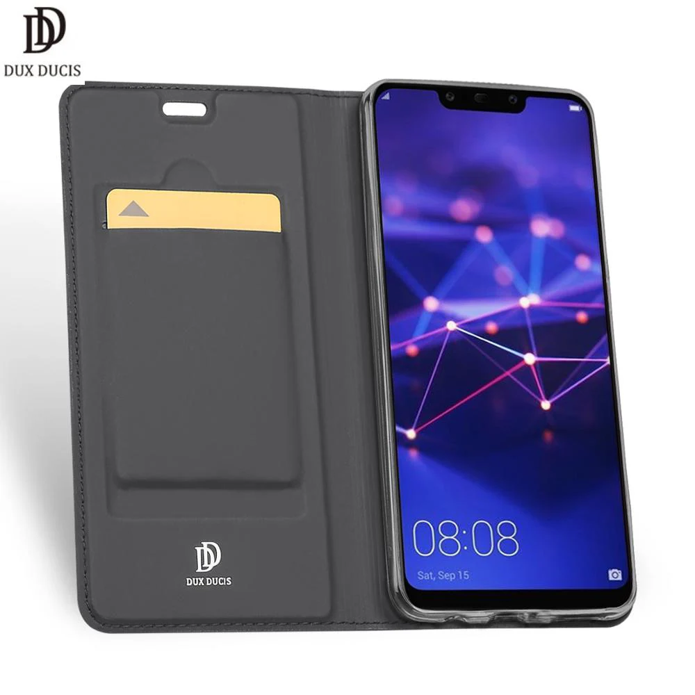 

For HUAWEI Mate 20 Lite DUX DUCIS Skin Pro Series Flip Cover Luxury Leather Wallet Case Full Good Protection Steady Stand