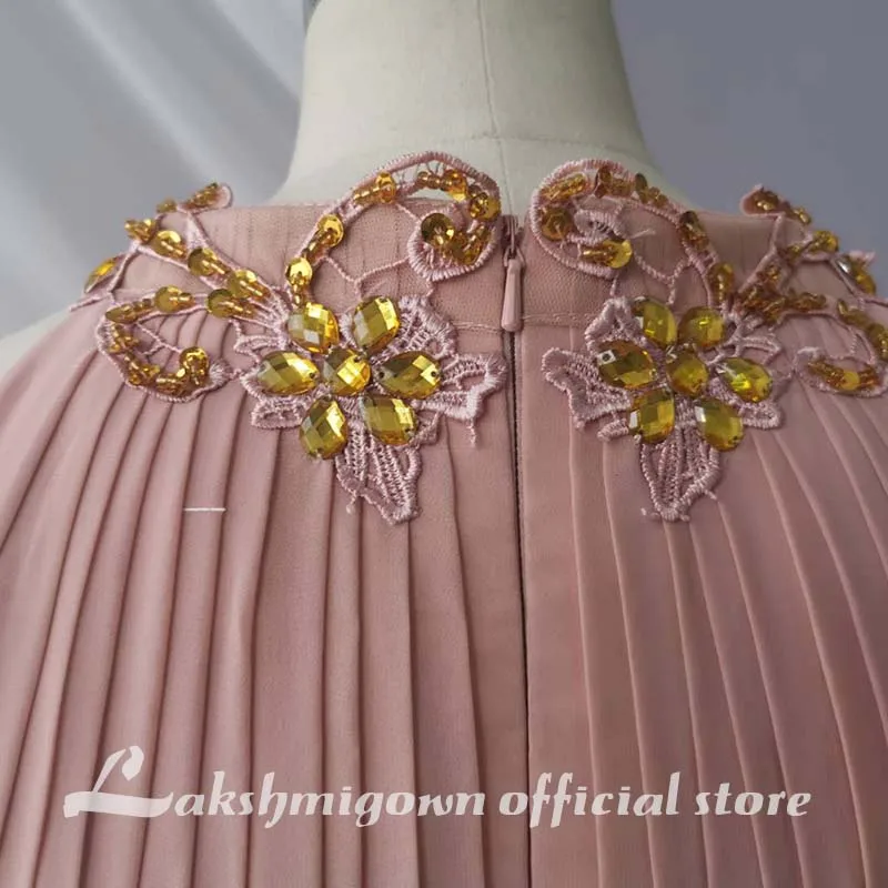 Vestido de novia bohemio de verano, ropa de boda de color rosa, fotos reales