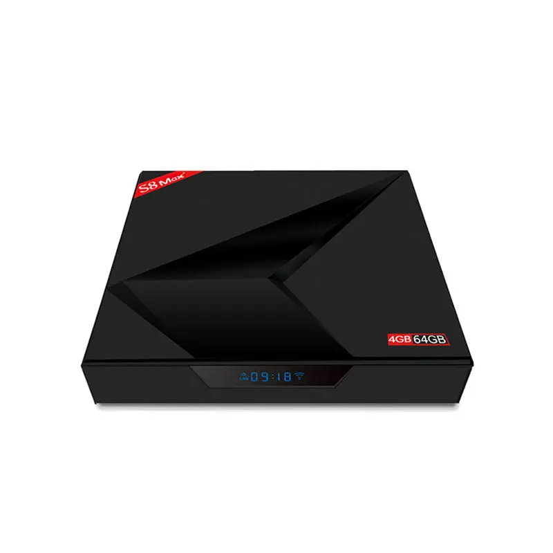 S8 Max + Android 9 0 ТВ приставка Rk3328 чип 4K Hd 4Gb 64Gb 2 4G/5 Ghz двойной Wifi Смарт (Eu Plug) |