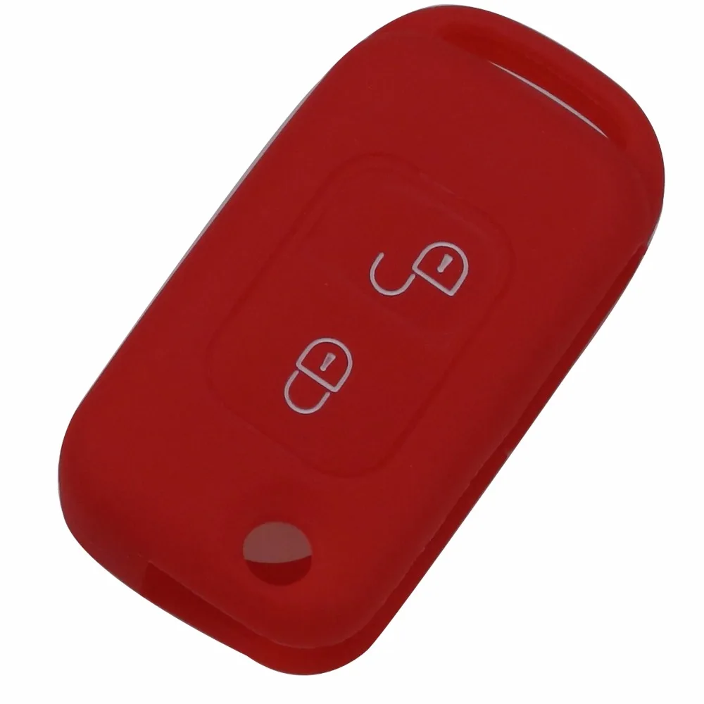 2 кнопки силиконовый Флип складной чехол для ключей автомобиля Mercedes Benz E113 A C E S W168
