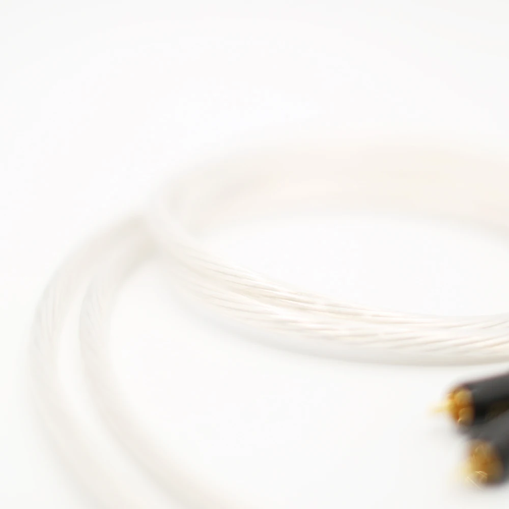 Hi end 5NOCC посеребренный HIFI 2RCA мужской аудиокабель RCA к аудио кабель|Кабели VGA| |