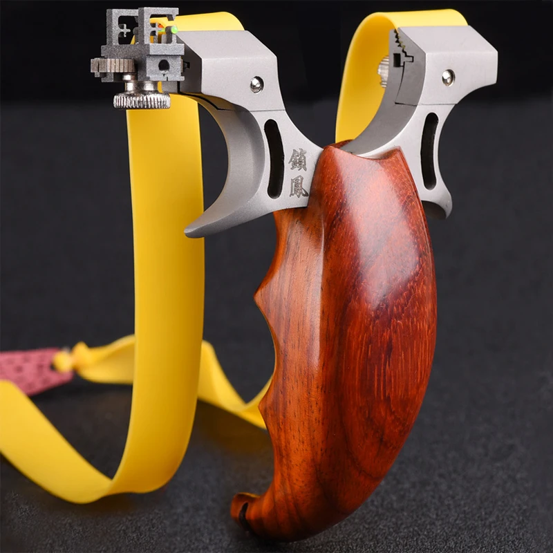 Рогатка из быстрорастворимой кожи для улицы высокоточной нержавеющей стали