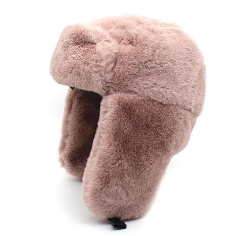 2020 autumn and winter new thick warm hat men women fashion solid color Lei Feng outdoor wind cold cycling earmuffs | Аксессуары для