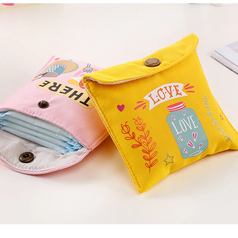 Сумка для подгузников складной холст санитарный пакет салфеток Сумки Кошелек