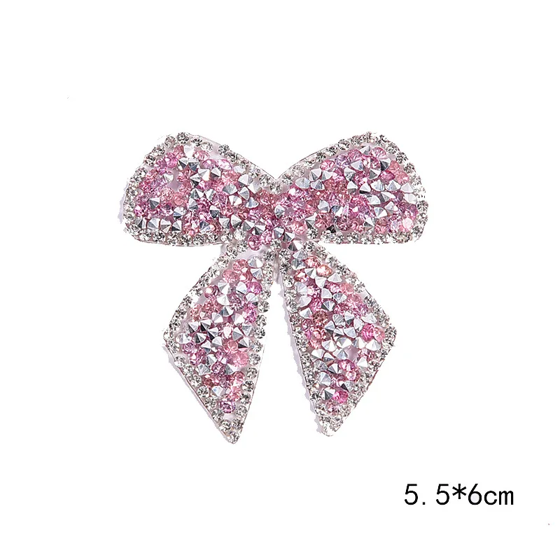 

Dress hot paste exquisite manual drill bow pattern diamond lamination DIY to be customized