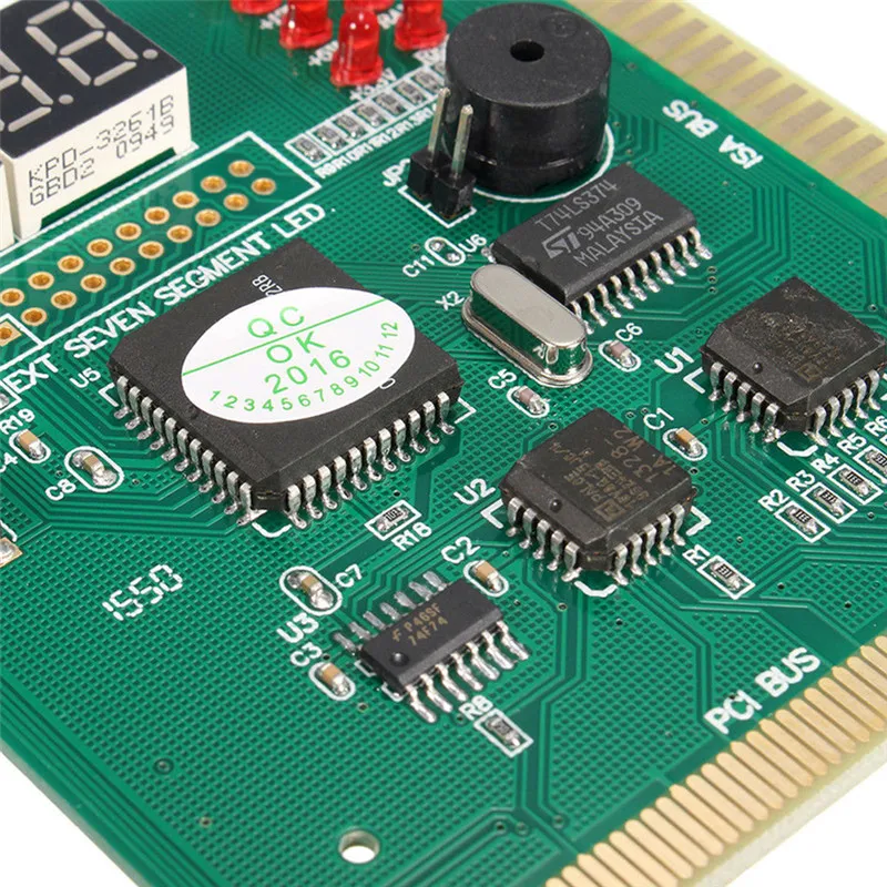 PCI& ISA тестер материнской платы диагностики Дисплей 4-разрядный ПК Компьютер Материнская плата печатная плата для отладка плата-анализатор