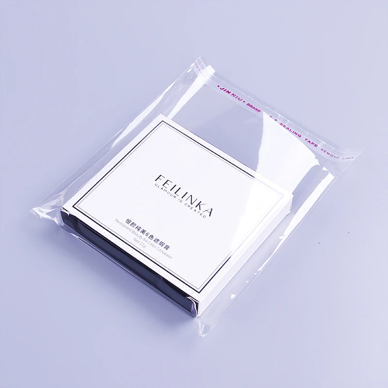 Самоклеящиеся прозрачные пластиковые пакеты для ювелирных изделий ширина 12 см 100