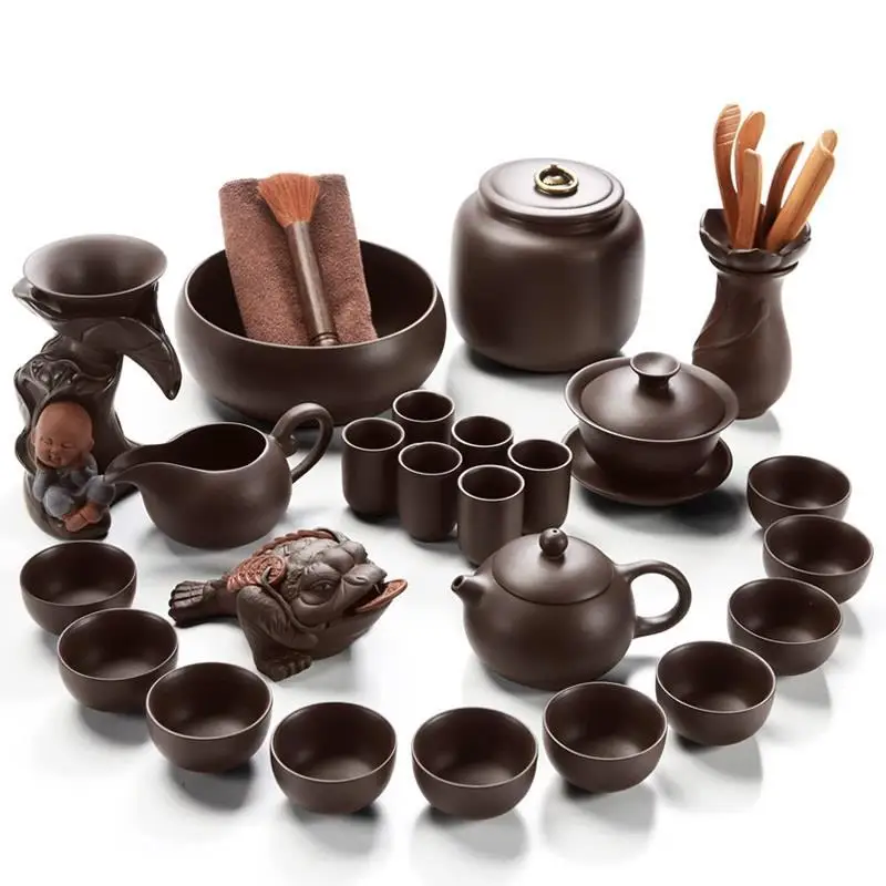 

Aksesuarlar Bedroom Decor Dekoration Shabby Chic Kung Fu Kitchen Wedding China Home Decoration Accessories Tea Pot Teaware Set