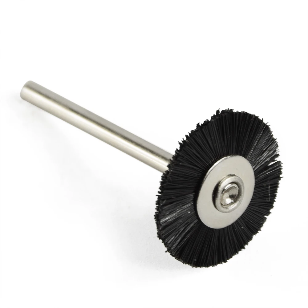 XCAN Polishing Wheel Brush 3.0mm Shank Nylon Wire Brush Disc for Wood Metal Polishing Rotary Tool Accessories Abrasive Tool Kit images - 6