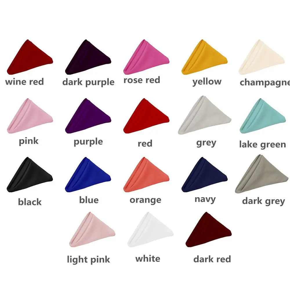 1/8 шт. квадратные салфетки из искусственного атласа | Дом и сад