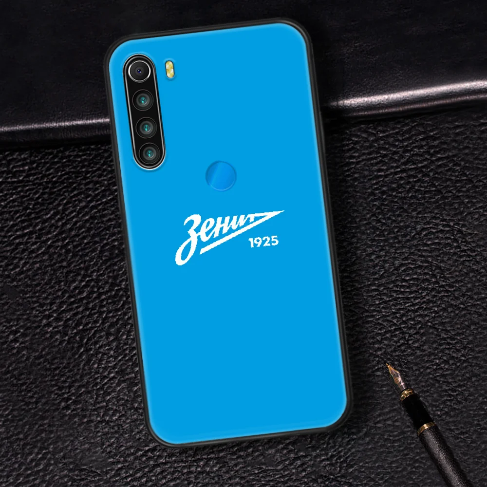

FC Zenit Phone Case Cover Hull For XIAOMI Redmi 7 7A 8 8A 9 9C Note 6 7 8 9 9S K20 Pro K30 black Funda Silicone Shell Soft Cell