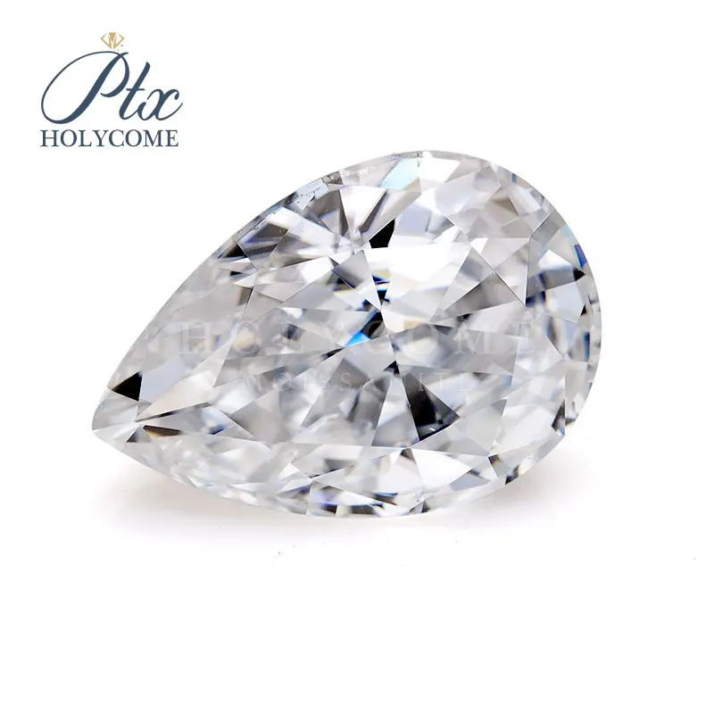 2X3mm 2020 Pear cut Высокое качество D VVS1 свободное моиссанит для алмазного кольца