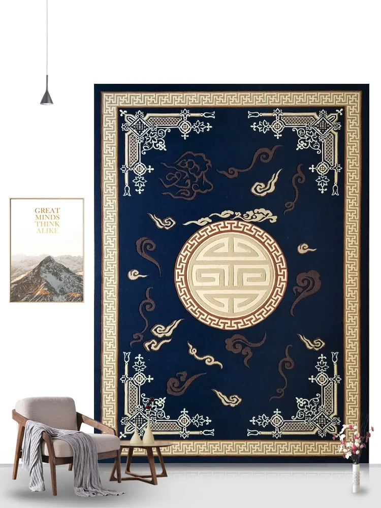 Ковер с принтом в китайском стиле Новый Роскошный Ретро ковер классический для