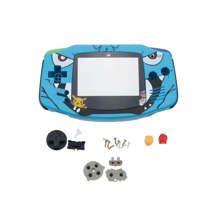 YuXi DIY Полный комплект корпуса оболочки чехол с наклейками проводящая резиновая