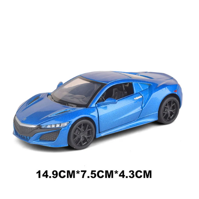 Модель автомобиля под давлением Acura NSX 1:32 металлический спортивный автомобиль из