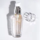 Праймер с золотой фольгой для макияжа лица, суперувлажняющая УВЛАЖНЯЮЩАЯ основа для жирной кожи, гладкая Укрепляющая основа для лица, косметика, 45 мл