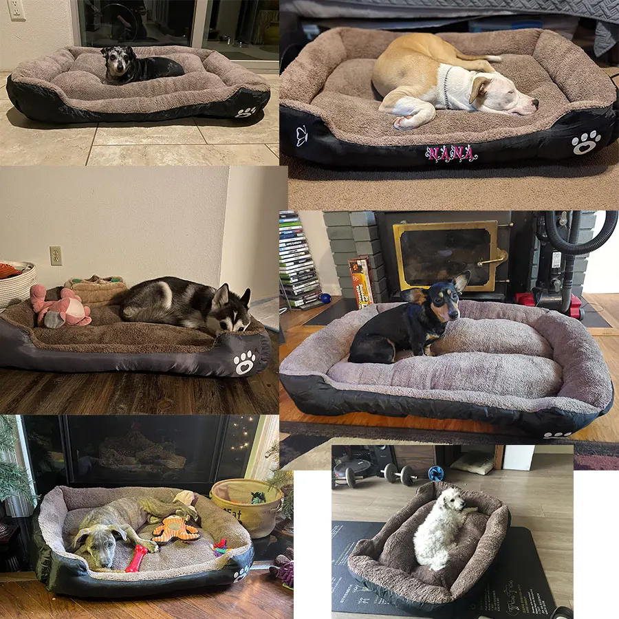 Мягкая флисовая подстилка для домашних питомцев удобная теплая