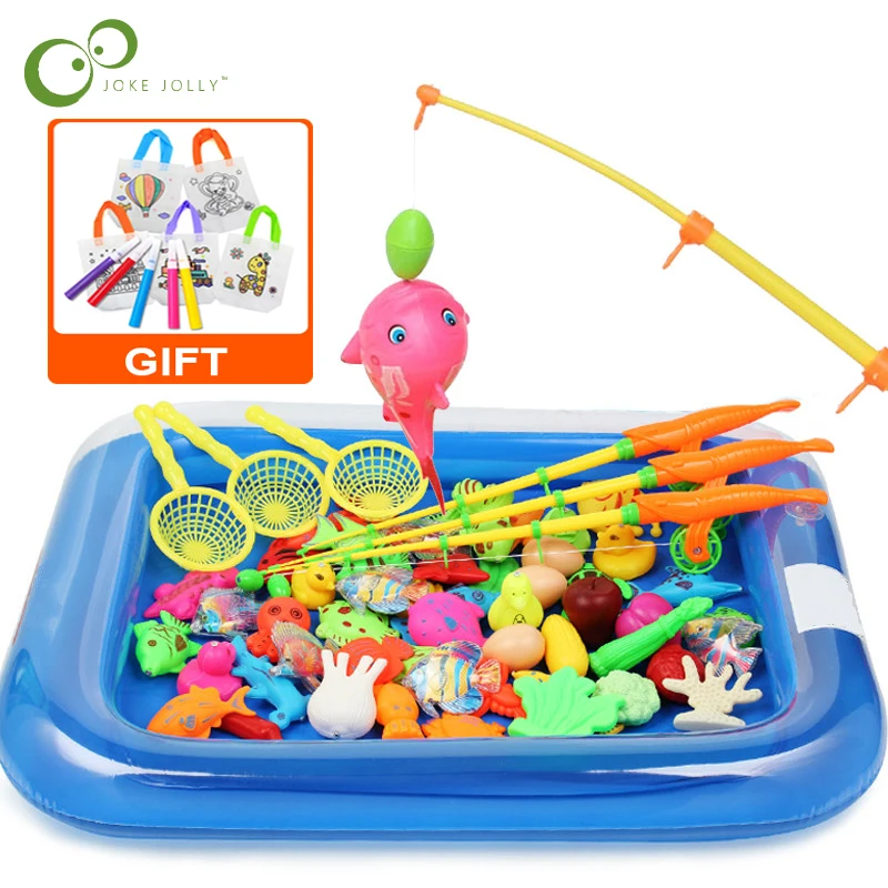 Набор игрушек для рыбалки мальчиков и девочек магнитные игрушки малышей рыбка