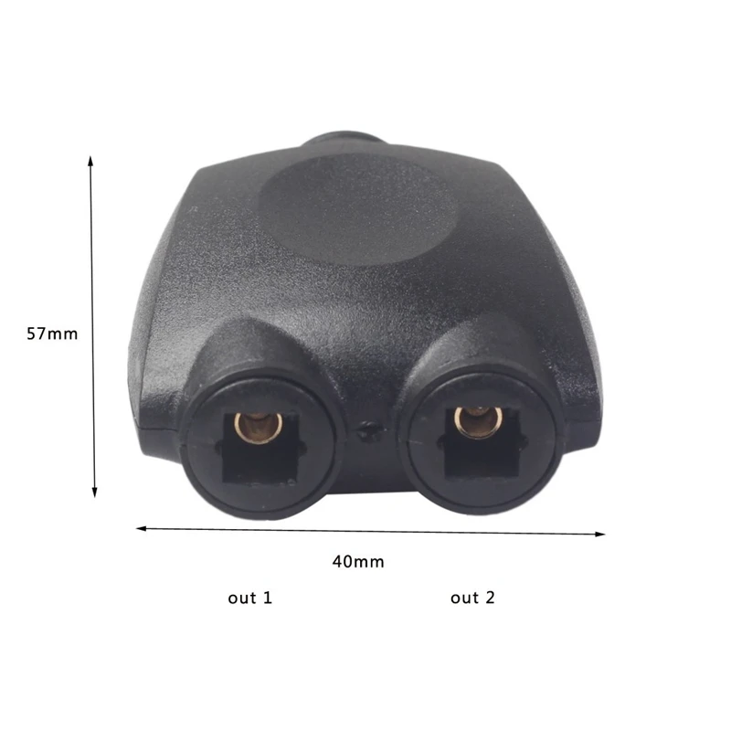 Оптический цифровой о-кабель сплиттер адаптер 2 Way SPDIF Toslink от 1 до Out Hub |