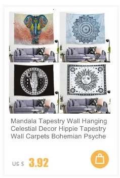 Психоделический гобелен музыкальная нота макраме Мандала Tapisserie Murale Tenture Boho Декор Манта Мандала бросок йога коврик