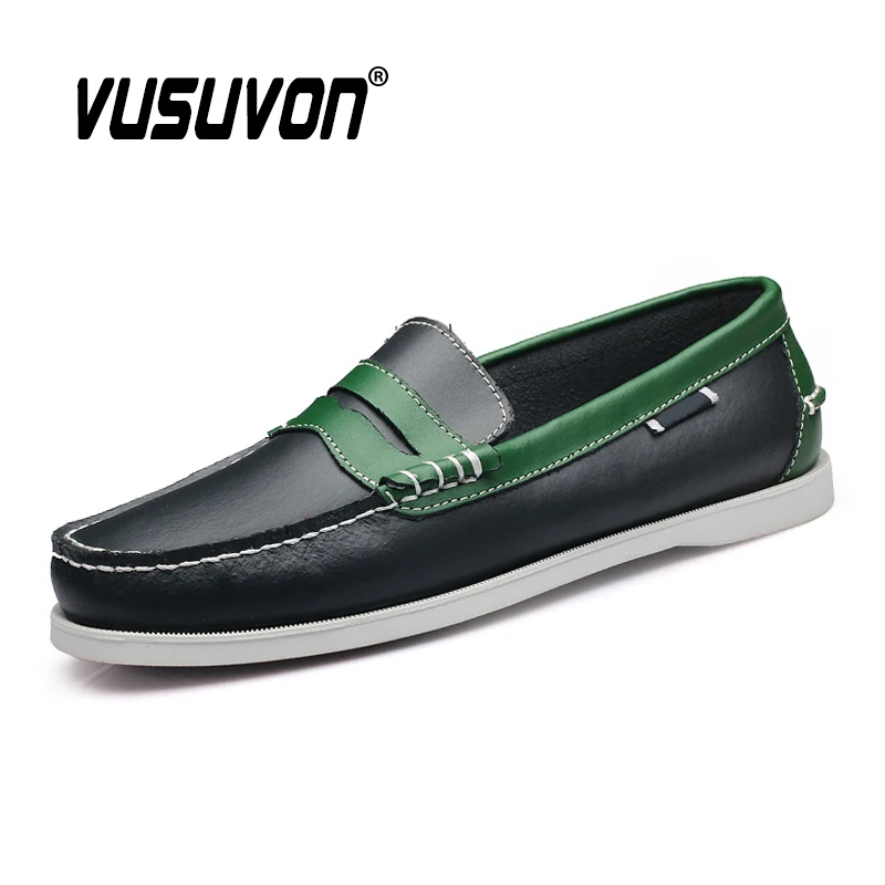 Мужские лоферы на плоской подошве брендовые дизайнерские мокасины из