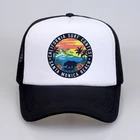 Лучшая женская летняя сетчатая дышащая бейсболка для серфинга в стиле ретро Санта-Моника Калифорния