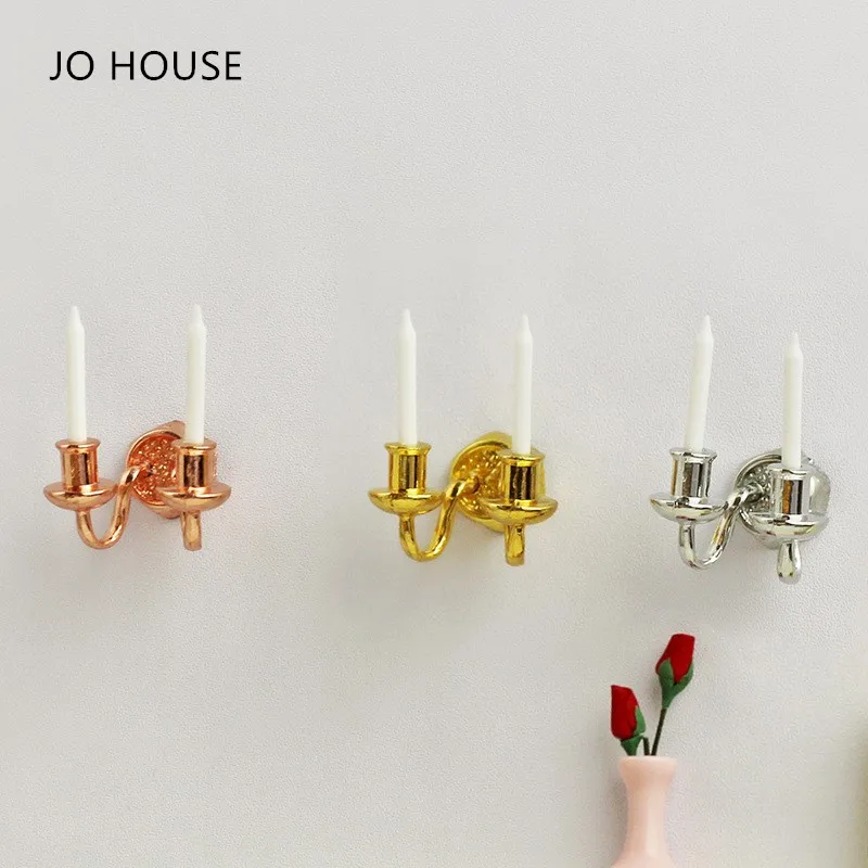 

JO HOUSE миниатюрная статуя кукольный домик настенный винтажный подсвечник украшение замка
