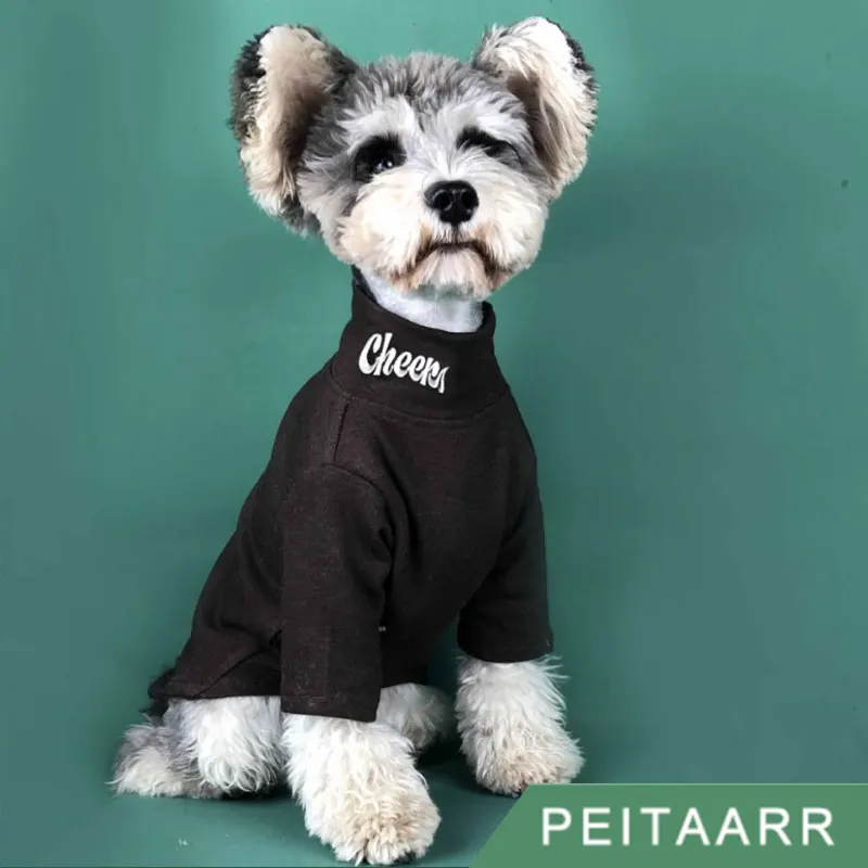 [PEITAARR] одежда для домашних животных собак рубашка с длинным рукавом весна осень