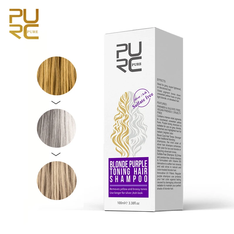 Нет желтый светлые волосы шампунь 100 мл сияющая краска для волос Цвет окрашенные