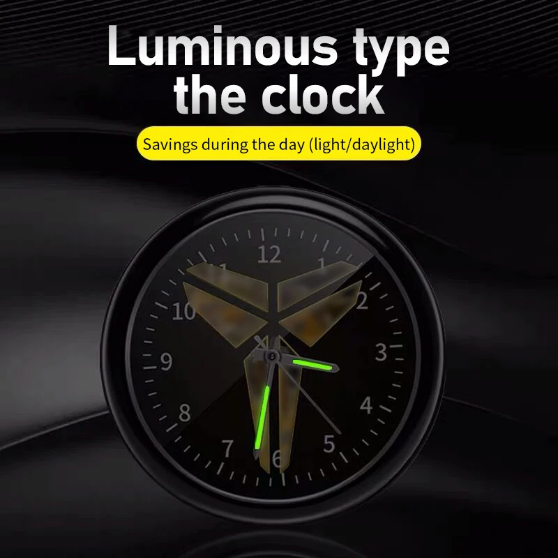 Автомобильные мини часы для приборной панели внутренние цифровые с держателем
