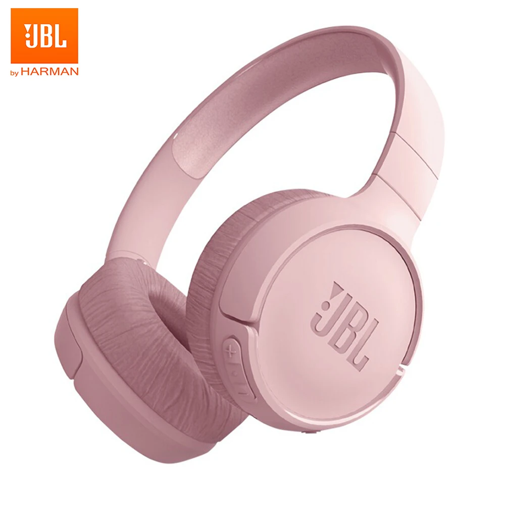 

Беспроводные Bluetooth-наушники JBL T500BT, Спортивная игровая гарнитура с глубокими басами и микрофоном, складные наушники с шумоподавлением, ориг...