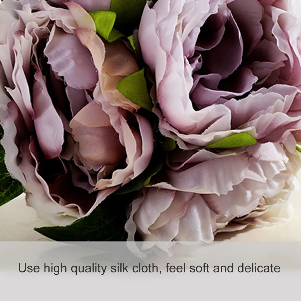 Моделирование Цветок Европейский 5 головы в комплекте Искусственный Пион ручной