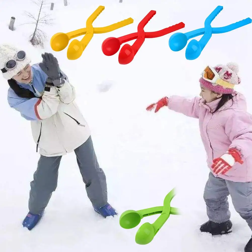Random Color Winter Snow Ball Maker Sand Mold Tool Kids Snowball Toy Outdoor Fight Thrower Children's | Игрушки и хобби