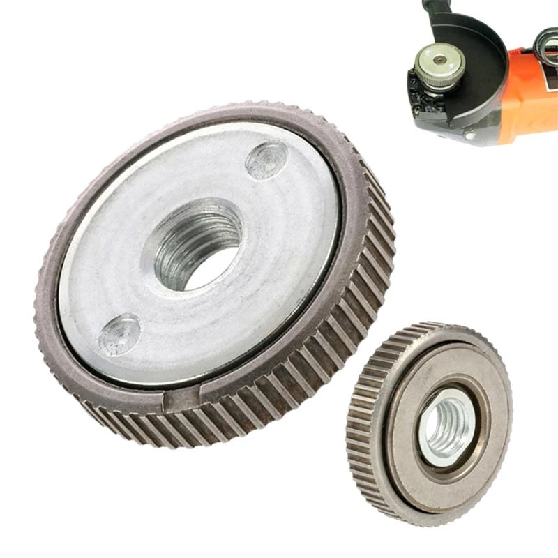 

2pcs M14 Thread Angle Grinder Accessories Inner Outer Flange Nut Replacement Quick Release Power Tools