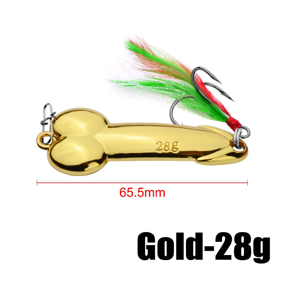 28g gold Популярная новинка, металлическая ложка, рыболовные приманки для пениса, 5 г, 10 г, 15 г, 20 г, искусственная приманка с блестками, жесткие приманки, рыболовные снасти, вибрационная зимняя приманка - Цвет: 28g gold
