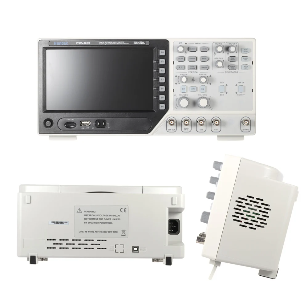 

Professional Certified Hantek DSO4102S Desktop Mixed Signal Oscilloscope(MSO) 2CH Digital Storage Oscilloscope +1 Channel