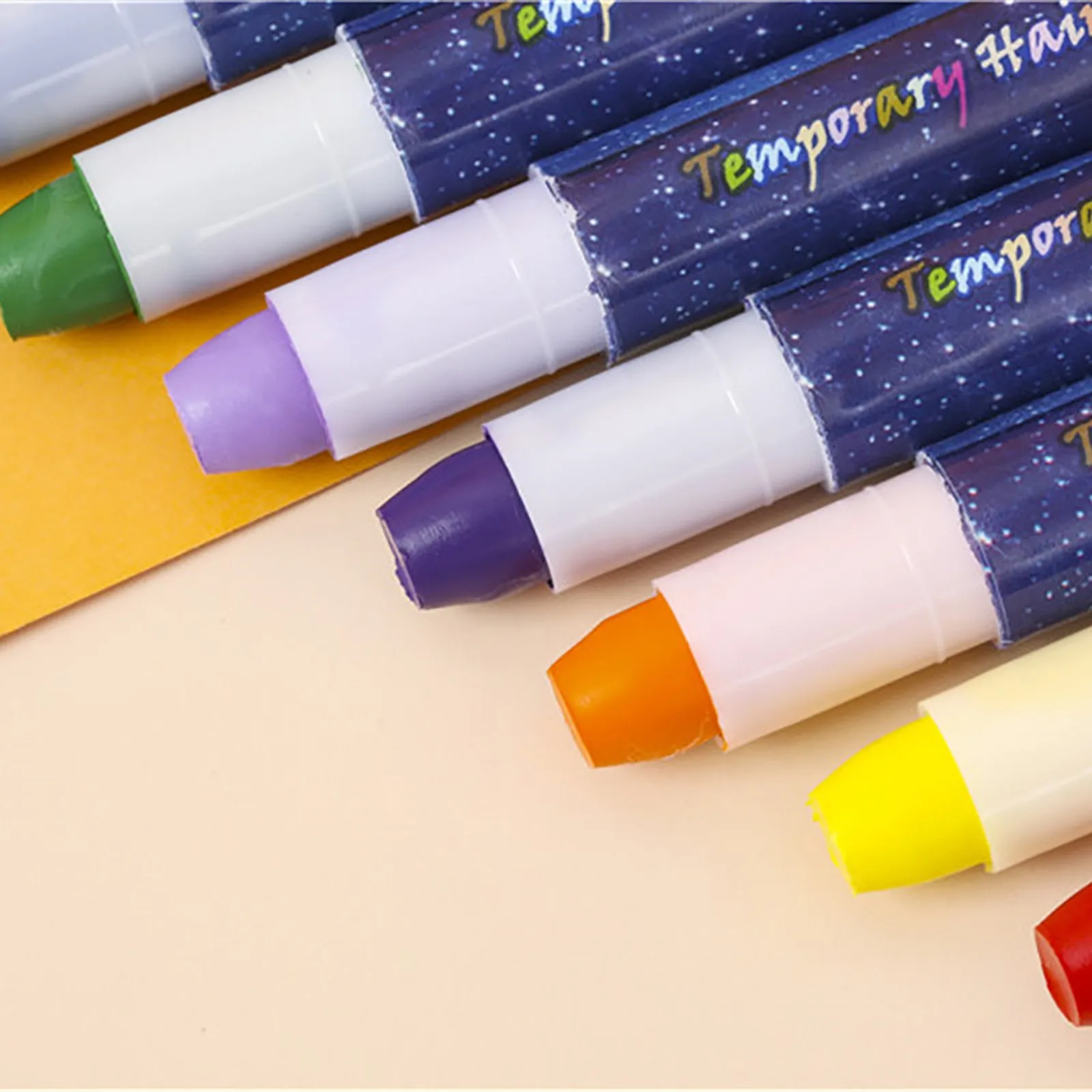 Штрих для волос для девочек временной окраски ручка 10 цветов карандашный набор большой подарок новинка забавный одноразовый.