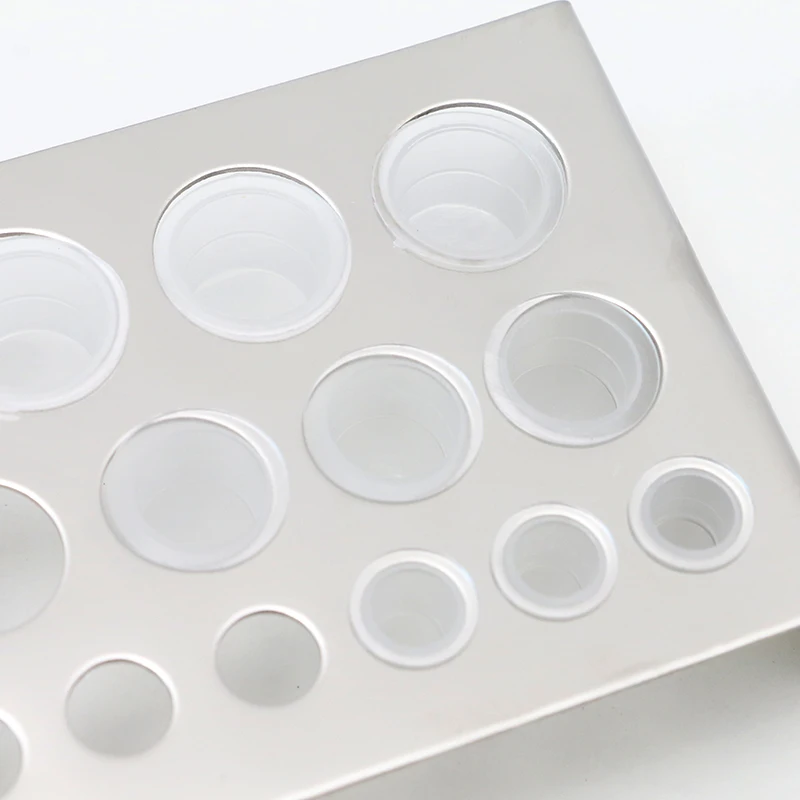 20 шт./лот тату пигментные чернила колпачок чашки 23 Отверстия держатель полка