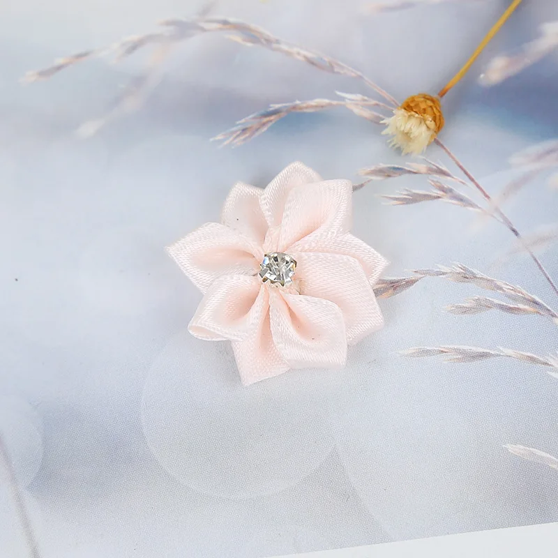 10 шт./упак. 3 см Цвет лента с букетом на свадьбе швейная Костюмы отделочные