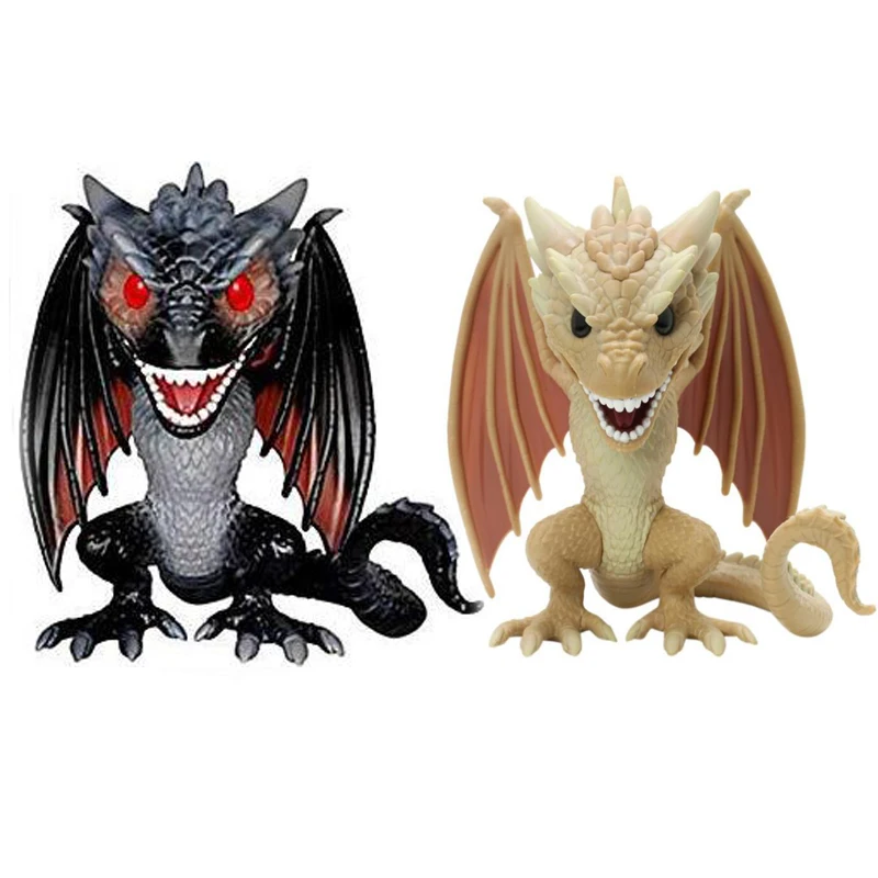 Игра престолов Черный Дракон дрогон 46 & Viserion 34 Rhaegal 47 Виниловая фигурка модель