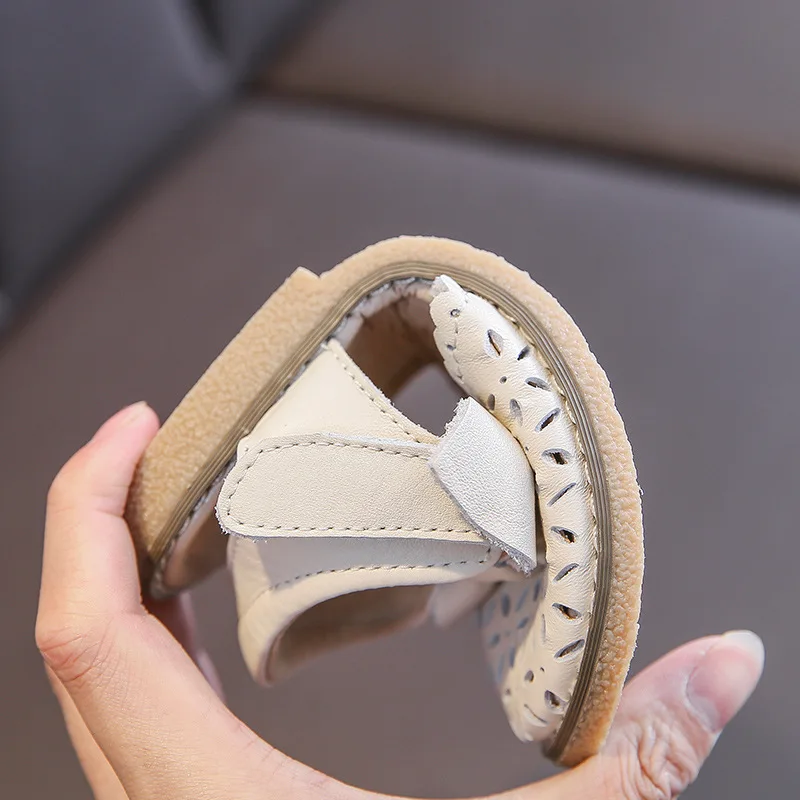 Новинка лета 2020 детские сандалии из натуральной кожи для девочек обувь принцессы