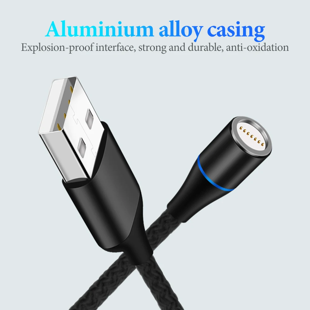 Магнитный usb-кабель для быстрой зарядки USB type C кабель магнитное зарядное устройство Micro usb кабель для телефона USB шнур поддержка передачи данных