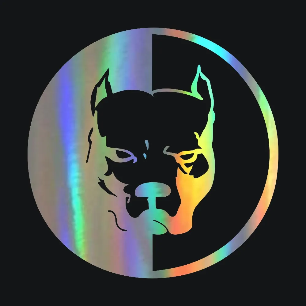 Страшная собака на борту автомобиля стикер s и наклейки забавный щенок в