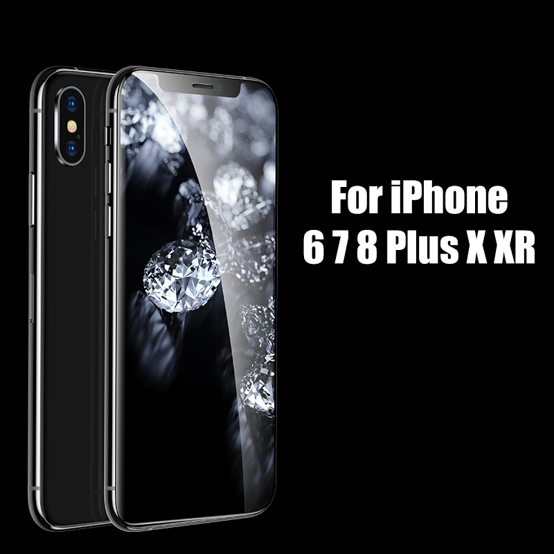 2.5D полностью изогнутое закаленное стекло для IPhone 7 6 6S Plus Защитная пленка экрана
