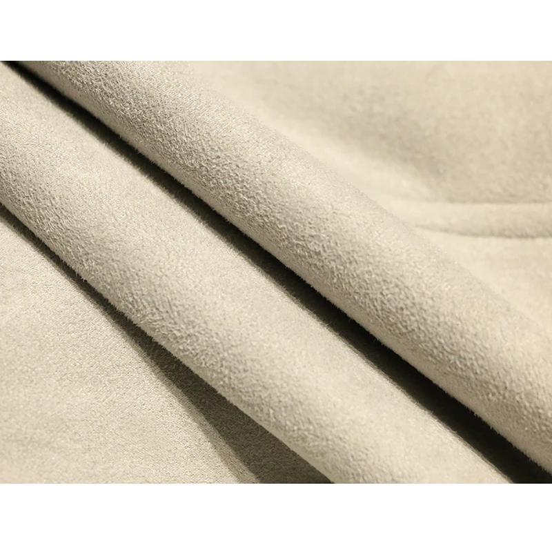 Женский меховой жилет длинный Приталенный с V образным вырезом и большим