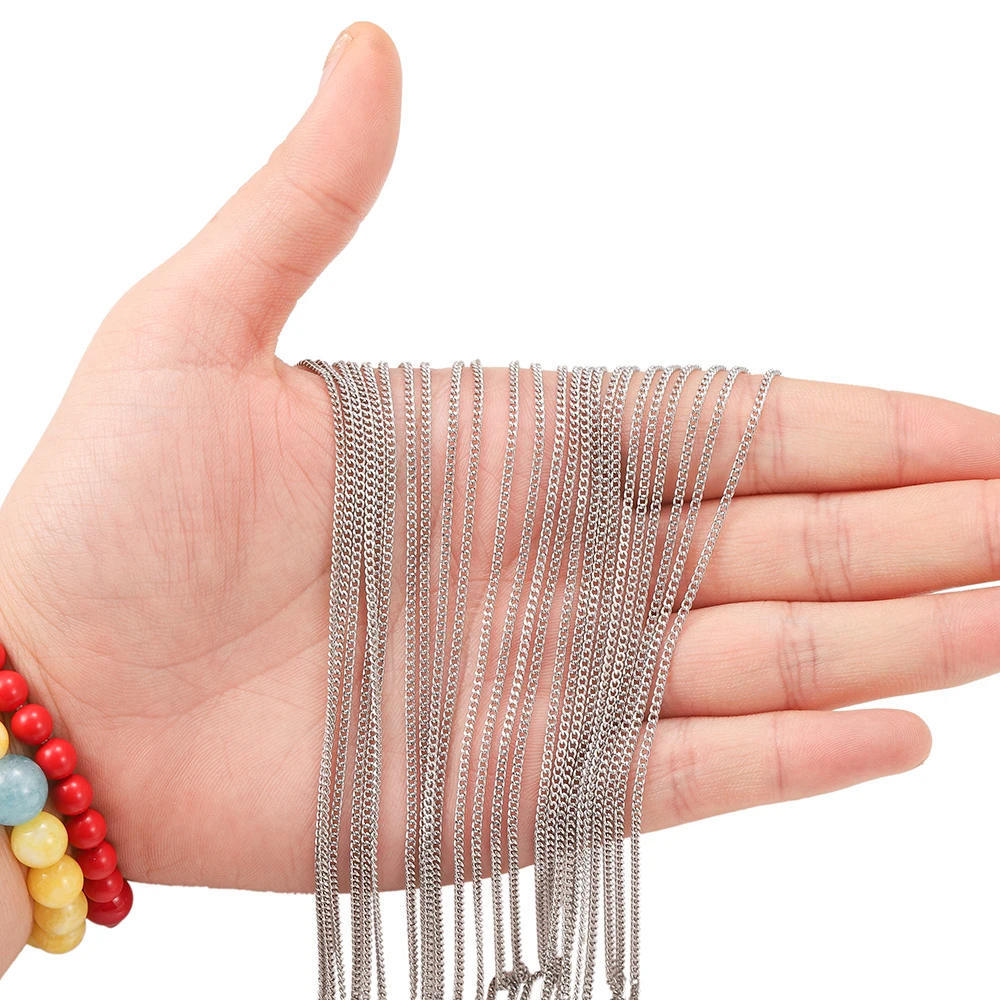 Застежка Лобстер для 12 шт./упак. 45 см цепочки оптом набор сделай сам материалы