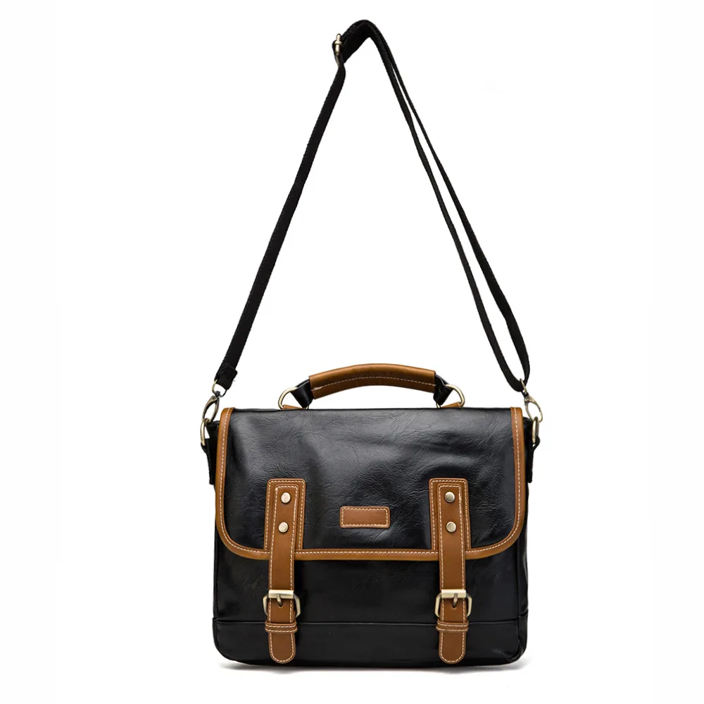 

MEN'S Real-leather Bag Shoulder Bag Retro Men Zipper Small Single-shoulder Bag