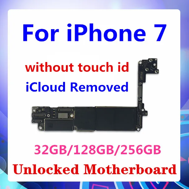 Используется для iPhone 7 материнская плата без Touch ID оригинальная разблокированная