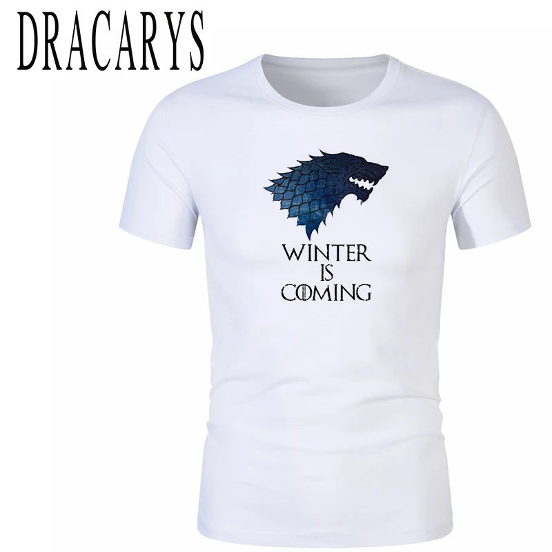Бренд DRACARYS новинка 2020 Мужская футболка Игра престолов женские футболки лучшие